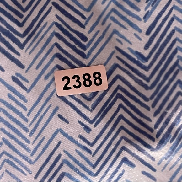 Southern Tide Blue Chevron Sleeveless Dress XL - Picture 6 of 6